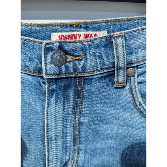 Johnny Was Women's Darling Amore Medium Wash Straight Flare Jeans New-Size 26 - Picture 4 of 16